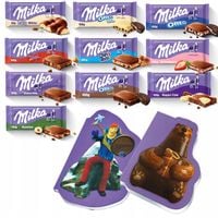 Zestaw Milka czekolada mleczna mix smaków 10 szt + gratisy dla dzieci