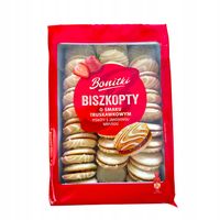 Biszkopty Bonitki 600g o smaku truskawkowym