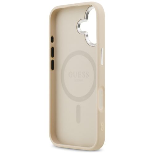 etui guess triangle logo magsafe do      iphone 17 beżowy na Arena.pl