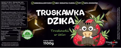 Frużelina FIT Truskawka | Dżem bez Cukru Keto 80% PUSZKA XXL 1.1kg na Arena.pl