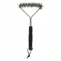 Szczotka druciana do grilla rusztu skrobak czyścik 30 x 17 cm