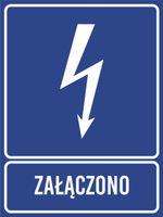 Tablica informacyjna Załączono grawer piktogram 20x15 cm dużo wzorów