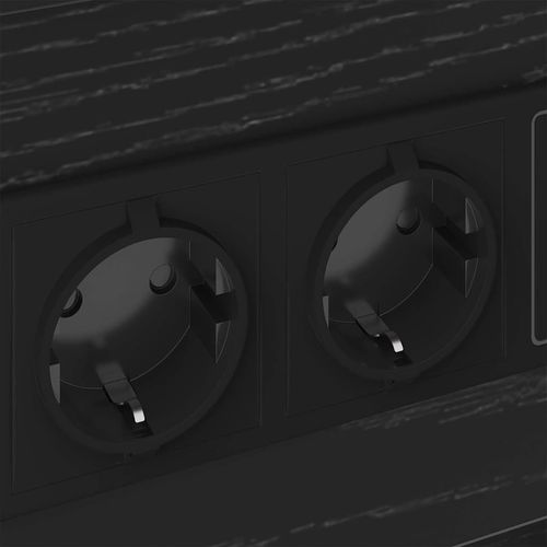 Szafka Nocna z szufladą 2 pcs Czarny dąb 40 x 31 x 60 cm na Arena.pl