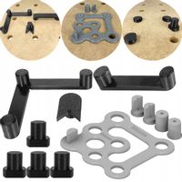 ZESTAW DO MFT KĄTOWNIK PROWADNICA SZABLON DO WIERCENIA OTWORÓW 4 BENCHDOGS