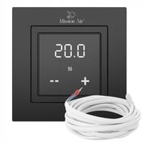 REGULATOR TEMPERATURY termostat pokojowy DWA CZUJNIKI sterownik 16A LCD