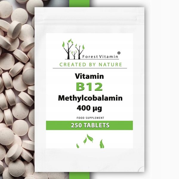 MOCNA WITAMINA B12 METYLOKOBALAMINA 250 TABLETEK zdjęcie 1
