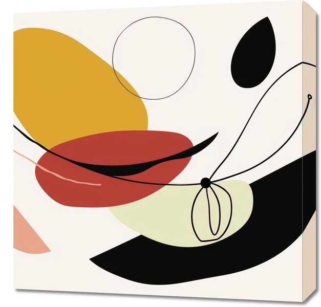 Obraz 60x60cm Geometryczna Krzywizna zdjęcie 1