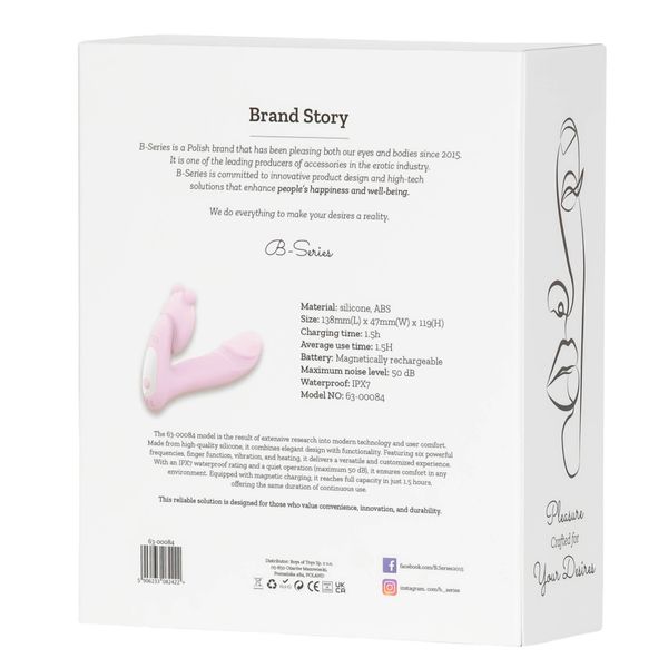 Silicone Vibrator 3 Speeds, 6 FrequenciesFinger Function, Heating + App zdjęcie 3