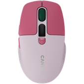 CANYON Mysz bezprzewodowa MW-26 LCD Cicha Dwa Tryby Różowa