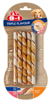 8in1 Triple Flavour Twisted Sticks 10szt