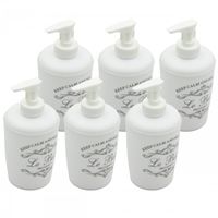 Zestaw sześciu dozowników do mydła PROVENCE biały