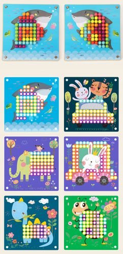 drewniane klocki grzybki jhtoy-617 na Arena.pl