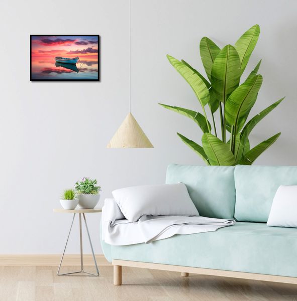 Plakat 45x30cm Spokój przed Połowem zdjęcie 4