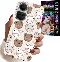 ETUI DO OPPO RENO10 PRO 5G - MIŚ MISIE WZORY DLA NAJMŁODSZYCH + FOLIA
