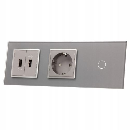 701G2USB-64 WŁĄCZNIK POJEDYN.+GNIAZDO+2XUSB LIVOLO na Arena.pl