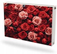 Mata magnetyczna magnes na grzejnik kaloryfer na wymiar CZERWONE RÓŻE 60x80