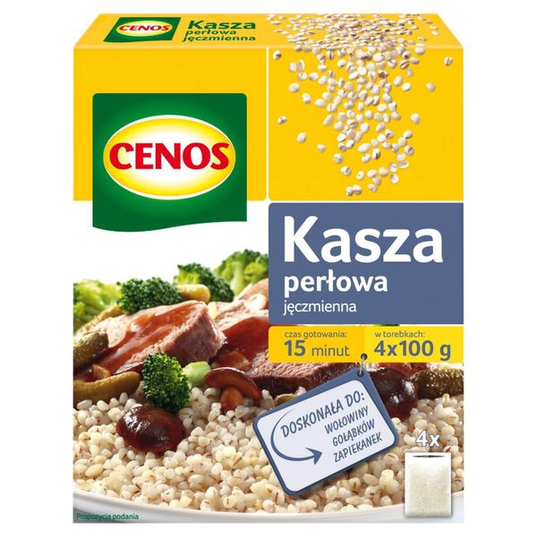 Cenos Kasza jęczmienna perłowa 400 g (4 torebki) zdjęcie 1