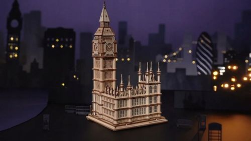 BIG BEN drewniane Puzzle 3D model składany 220el na Arena.pl