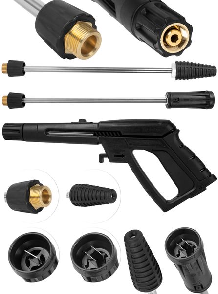 Pistolet Lanca Regulowana + Turbo Zestaw Do Myjki Ciśnieniowej Maltec zdjęcie 1