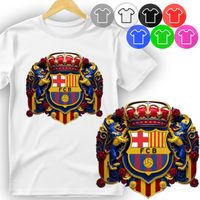 KOSZULKA DZIECIĘCA T-SHIRT - BARCELONA SPORT PIŁKA - S 122-128