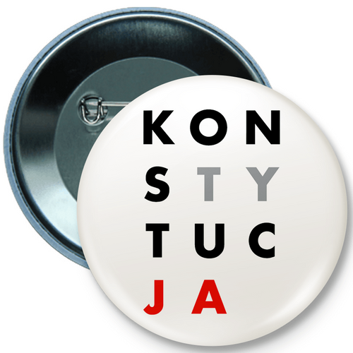 Button przypinka, pin KONSTYTUCJA na Arena.pl