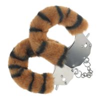Heavy-Duty Fluffy Handcuffs - Tiger