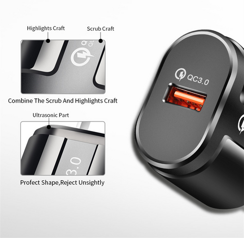 SZYBKA ŁADOWARKA BIAŁA QC 3.0A 1xUSB PC22 na Arena.pl