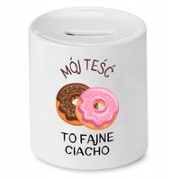 Skarbonka Dla Teścia To Fajne Ciacho Prezent Z Nadrukiem Ze Zdjęciem