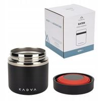 Pojemnik obiadowy izolowany KADVA Eater 600 ml czarny TERMOS NA