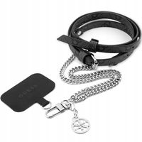 2 x UNIWERSALNY PASEK DO TELEFONU GUESS CBDY STRAP SREBRNO-CZARNY REGULOWAN