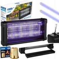 MOCNA LAMPA OWADOBÓJCZA UV KOMARY MUCHY OSY OWADY ĆMY DUŻA XXL