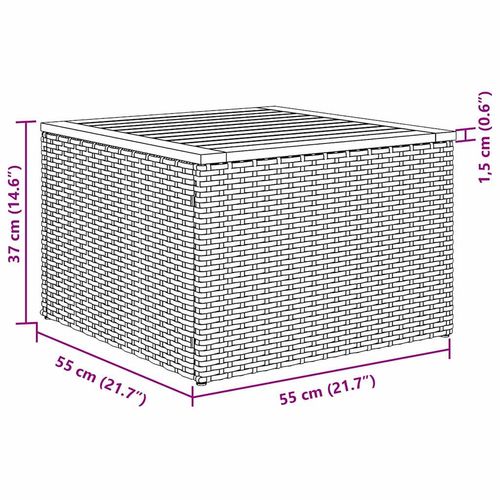 Zestaw Sof na Ogród 8 pcs Czarny na Arena.pl
