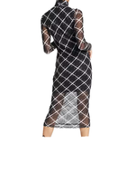 ONLY ONLFLOW MESH MIDI DRESS ROZMIAR S