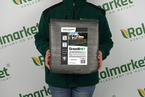 Siatka Maskująca Ogrodzenie Płot 1,5x15m Balkon Grafitowa Osłona Od Wiatru na Arena.pl