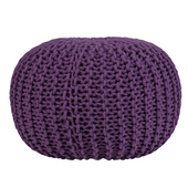 Puf 50 x 35 cm fioletowy CONRAD