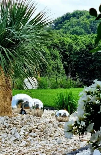 Kula stal nierdzewna GOLD 10 cm - Złota na Arena.pl