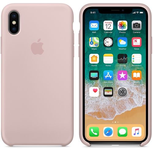 Apple iPhone X Silicone Case - Pink Sand na Arena.pl