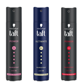 Zestaw lakierów Schwarzkopf Taft Power i Ultimate 3×250 ml