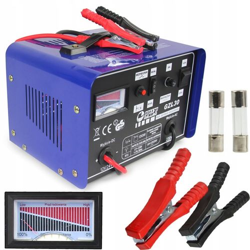 PROSTOWNIK Z FUNKCJĄ SZYBKIEGO ŁADOWANIA 30-250 Ah DO AKUMULUATORÓW AUTA na Arena.pl