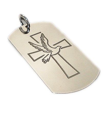 Nieśmiertelnik blacha 5 cm, 11g GRAWER SREBRO na Arena.pl