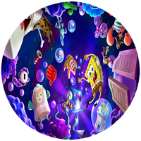 Opłatek na tort Spongebob