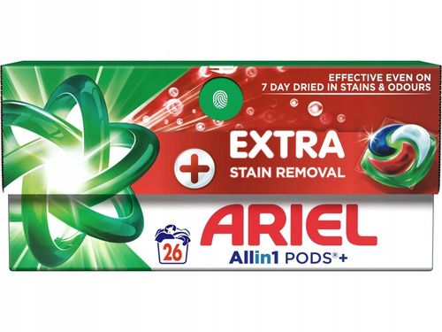 ARIEL 26szt Plus Extra Clean Box Kapsułki do prania na Arena.pl