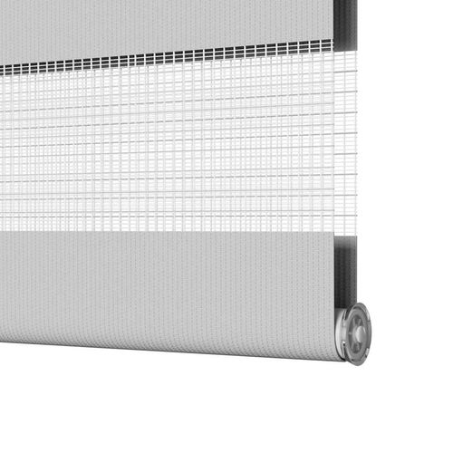 Roleta zebra, jasnoszara, szerokość tkaniny 85,9 cm, poliester na Arena.pl