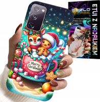 ETUI DO SAMSUNG GALAXY S20 FE - RENIFER Z PIERNIKIEM MERRY CHRISTMAS