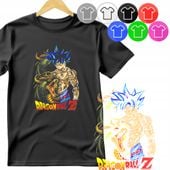 KOSZULKA DZIECIĘCA T-SHIRT - DRAGON BALL GOKU VEGETA SMOK KULE - XXXS 86-92