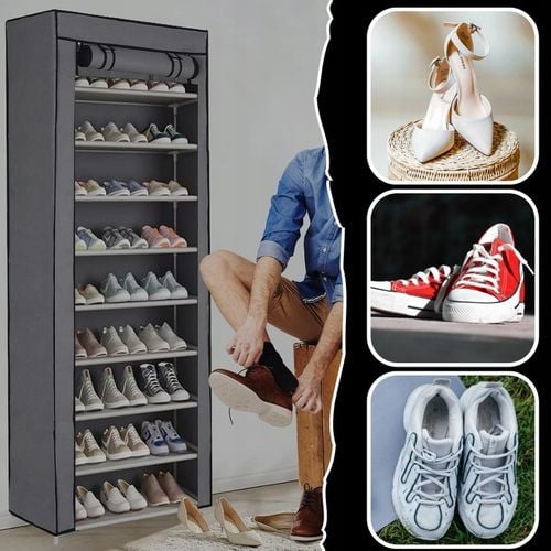 SZAFKA NA BUTY materiałowa tekstylna obuwie półka REGAŁ XL ogranizer na Arena.pl