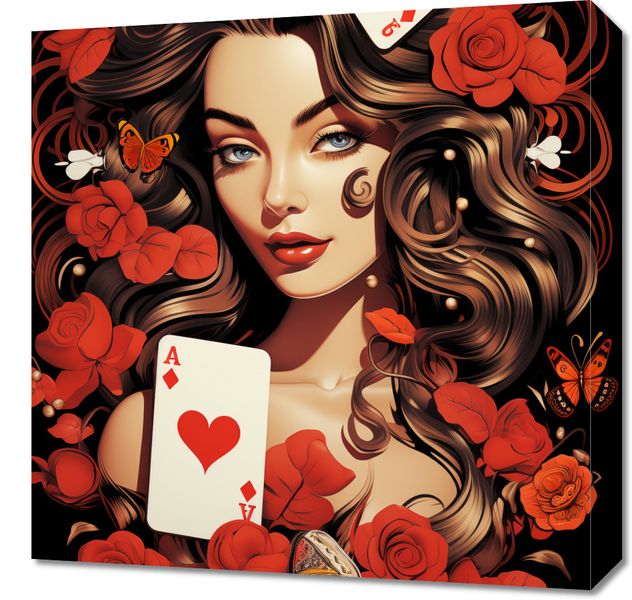 Obraz 50x50cm Różany Hazard zdjęcie 1