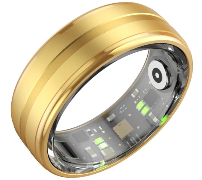 smart ring rubicon r6 gold size-8(us) smarub320 zdjęcie 1