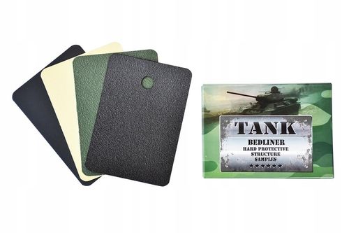 4x Powłoka Emalia Poliuretanowa Strukturalna Czarna TANK 2K RANAL na Arena.pl