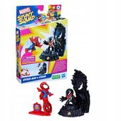 hasbro stunt squad spider-man vs venom